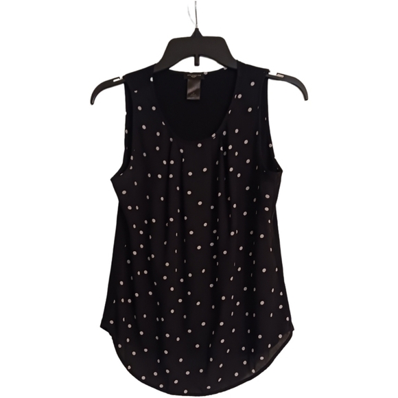 Ann Taylor Tops - Black and White Polka Dot Blouse